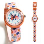 Montre enfant fleurs