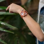 Montre slap panda roux