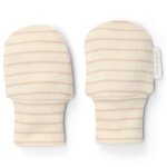 Moufles anti - griffures soft beige stripe (one size) Moufles anti - griffures soft beige stripe (one size)