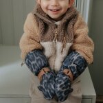 Moufles l�opard (1 - 3 ans)