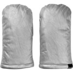 Moufles pour poussette silver sheen