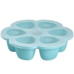 Moule de conglation multi portions silicone bleu (6 x 90 ml)