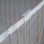 Moustiquaire de lit int�grale avec zip