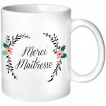 Mug maîtresse fleurs (personnalisable) Mug maîtresse fleurs (personnalisable)