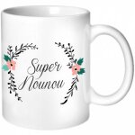 Mug nounou fleurs (personnalisable) Mug nounou fleurs (personnalisable)