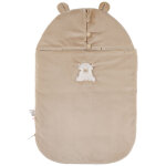 Nid d ange beige en veloudoux