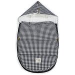 Nid d'ange et chanceli�re si�ge auto groupe 0 hiver i love vichy noir