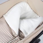 Nid d'ange et couverture pralin� rayures moka tog 2, 5