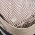 Nid d'ange et couverture pralin� vichy moka tog 2, 5