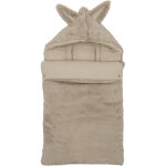 Nid d'ange passe sangle angora et gaze de coton beige (0 - 6 mois)