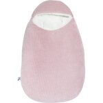 Nid d'ange en velours c�tel� wooly rose