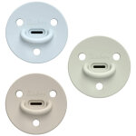 Pack 3 sucettes choochoo bobby sand blue sky sage (6 mois et + )