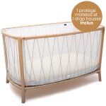 Pack lit kimi mousse desert + 1 prot�ge matelas + 1 drap housse white