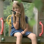 Paire de talkie - walkie kidytalk vert jaune