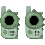 Paire de talkie - walkie zoo dino green