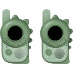 Paire de talkie - walkie zoo dino green