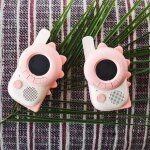 Paire de talkie - walkie zoo dino pink
