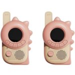 Paire de talkie - walkie zoo dino pink