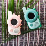 Paire de talkie - walkie zoo dino pink - dino green