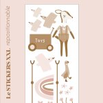 Stickers d�cor xxl faon balancelle