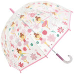 Parapluie cloche transparent ballerines (68 cm)