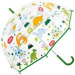 Parapluie cloche transparent dinos (68 cm)