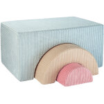 Ensemble de jeu arc - en - ciel peppermint green velours c�tel�