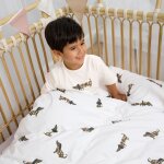 Parure de lit r�versible chien (100 x 140 cm)