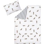 Parure de lit rversible chien (100 x 140 cm)
