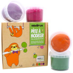 Coffret loki p�te � modeler naturelle et vegan (assort. 4 pots)