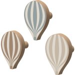 Lot de 3 pat�res montgolfi�re