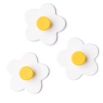 Patres murales fleur blanches (3 pices)
