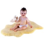 Peau d'agneau naturelle (80 - 90 cm)