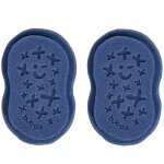 Lot de 2 �ponges de remplacement pour brosse de bain foxy