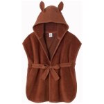Peignoir bambou et gaze de coton toffee (0 - 2 ans)