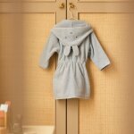 Peignoir en �ponge miffy cloudy blue (1 - 2 ans)