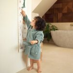 Peignoir en �ponge sea green (1 - 2 ans)
