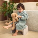 Peignoir en �ponge sea green (3 - 4 ans)