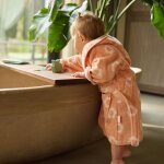 Peignoir en jacquard flower (1 - 2 ans)