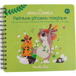 Peinture pinceau magique dans la jungle