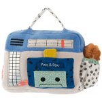 Radio cassette musical puce et pilou (22 cm)