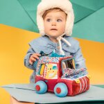 Peluche d'activit�s jack voiture safari