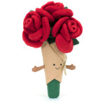 Peluche amuseable bouquet de rose (30 cm)