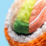 Peluche amuseable codhi le sushi californien (9 cm)