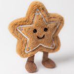 Peluche amuseable etoile en cookie (13 cm)