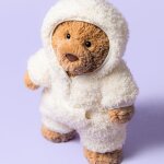 Peluche bartholomew l'ours en pyjama (26 cm)