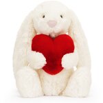 Peluche bashful lapin avec coeur original (31 cm)