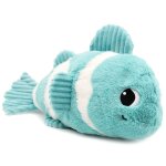 Peluche bigou maman et b�b� les ptipotos aqua (38 cm)