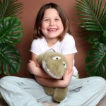 Peluche croco lest� podcoll (50 cm)