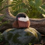 Peluche les cui - cui paradis moineau (15 cm)